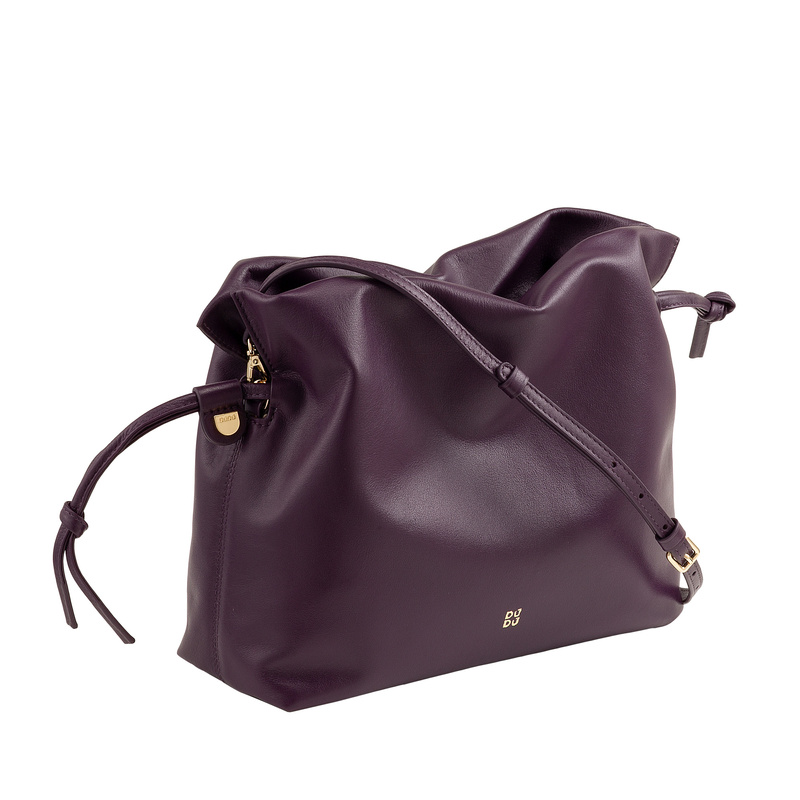 Zgrabna i stylowa Damska skórzana listonoszka torebka crossbody DUDU