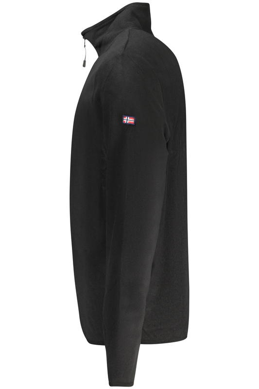 Norway 1963 M�SKA CZARNA BLUZA Z ROZPINANYM NA ZAMEK