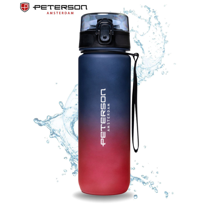 Czerwono-fioletowy, tritanowy bidon na wodę wolny od BPA - Peterson