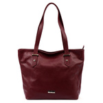 Duża damska shopperbag skórzana z kieszeniami torebka na ramię MiaMore