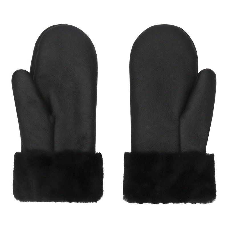 Ciepłe rękawiczki skórzane z jednym palcem owca