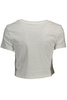 CALVIN KLEIN T-SHIRT Z KRÓTKIM RĘKAWEM DAMSKI BIAŁY
