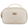 Praktyczna kosmetyczka ze skóry ekologicznej w jasnobeżowym kolorze - Rovicky
