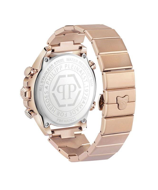 Zegarek PHILIPP PLEIN PWFAA0421. Kwarcowy, Kolor różowy. Mężczyzna.