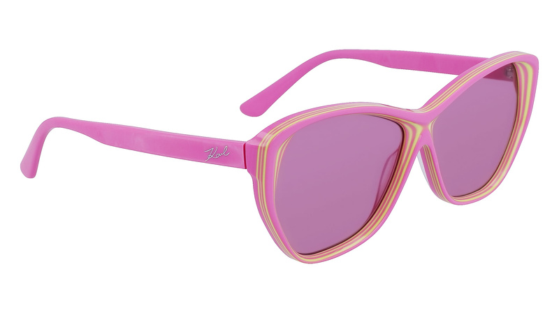 Okulary KARL LAGERFELD KL6103S-664. Okulary przeciwsłoneczne, Kolor różowy. Kobieta.