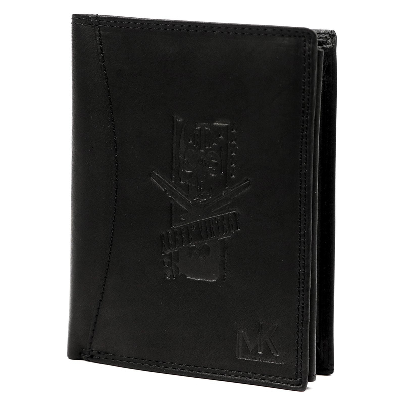 Skórzany męski portfel Money Kepper CDD 5601 REBEL VINTAGE