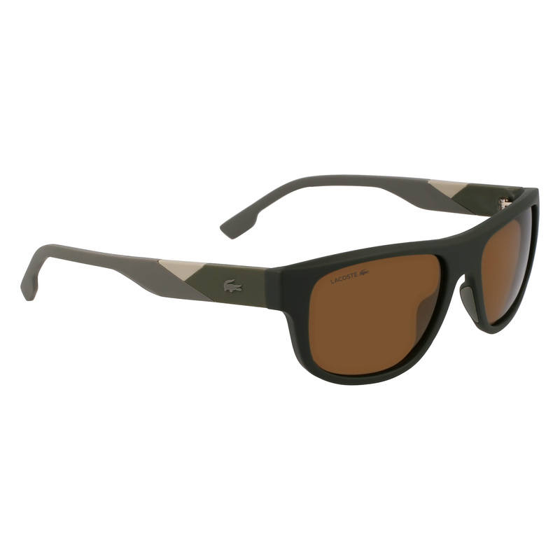 Okulary LACOSTE L6042S-275. Okulary przeciwsłoneczne, Kolor brązowy. Mężczyzna.