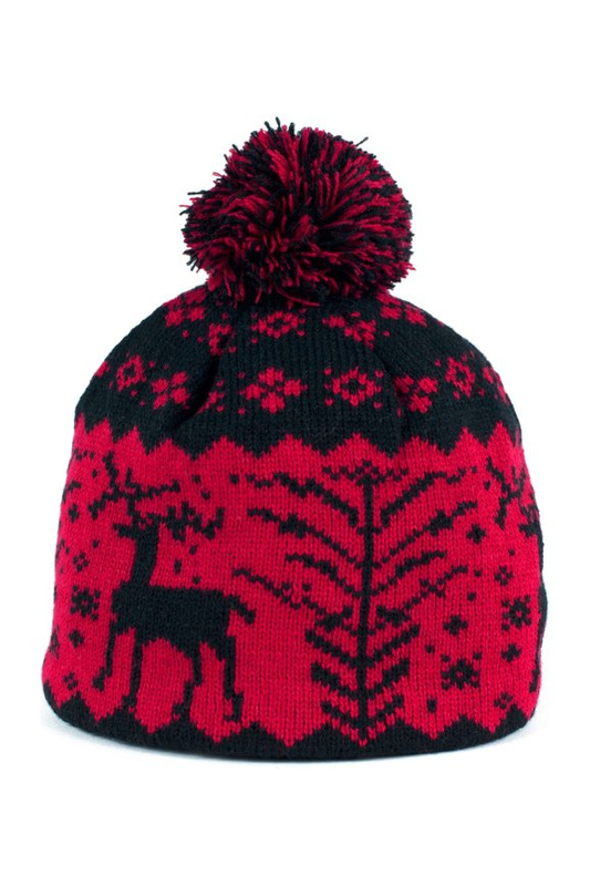 Czapka Renifer W Śniegu