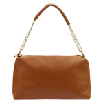 Luka Damska skórzana listonoszka torebka na ramię z łańcuszkiem 2 komory