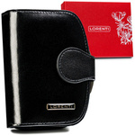 Zgrabny mały damski portfel skórzany Lorenti RFID