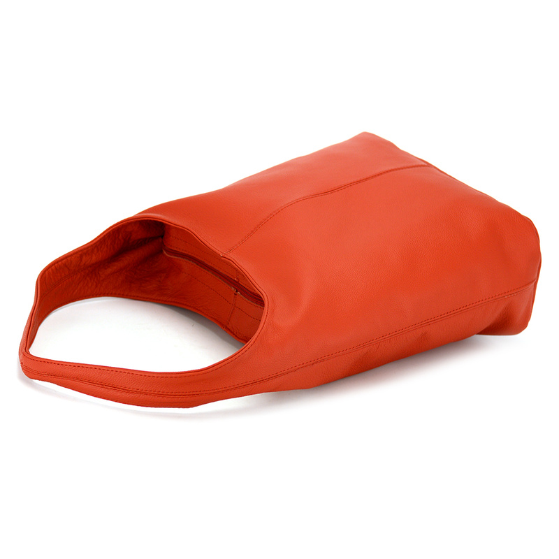 Duża stylowa shopperbag torebka na ramię skórzana z kieszeniami Voyager