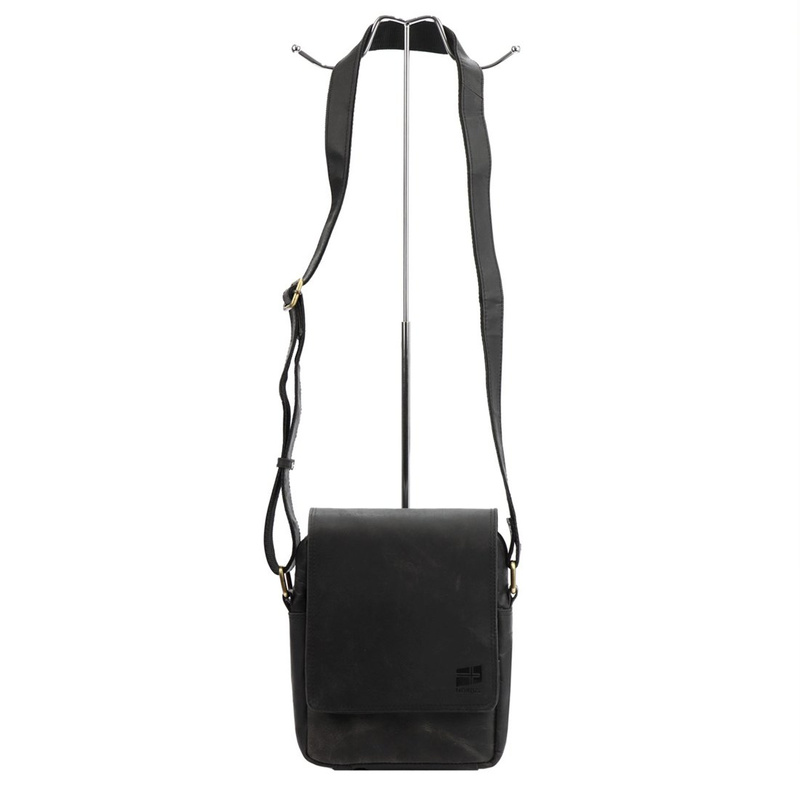 Nordee Miejska pojemna Saszetka męska z naturalnej skóry przez ramię