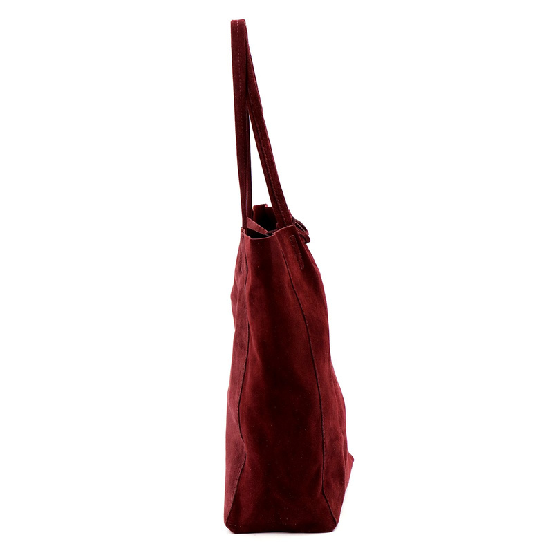 Patrizia damska shopperbag duża skóra naturalna zamszowa torebka na ramię