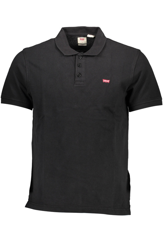 KOSZULKA POLO LEVI'S Z KRÓTKIM RĘKAWEM, CZARNA
