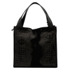 Vera Pelle shopperbag skórzana wzór skóra krokodyla torebka na ramię