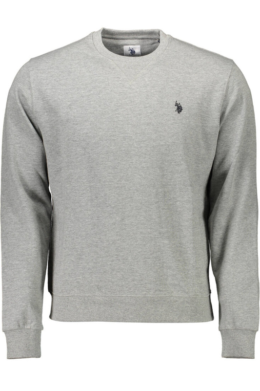BLUZA US POLO BEZ ZAMKA MĘSKA SZARA
