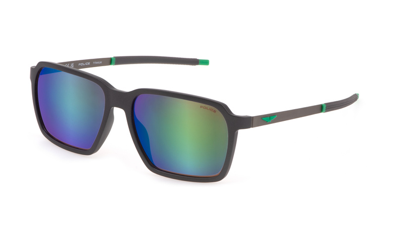 Okulary POLICE SPLL16-58T17V. Okulary przeciwsłoneczne, Kolor szary. Mężczyzna.