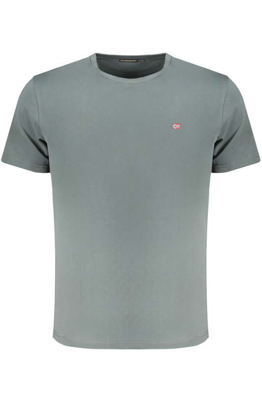 ZIELONY T-SHIRT MĘSKI Z KRÓTKIM RĘKAWEM NAPAPIJRI