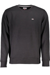 CZARNA BLUZA MĘSKA TOMMY HILFIGER BEZ ZAMKA