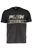 T-SHIRT MĘSKI Z KRÓTKIM RĘKAWEM PLEIN SPORT CZARNY