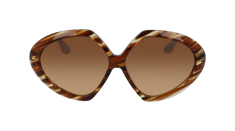 Okulary VICTORIA BECKHAM VB614S-211. Okulary przeciwsłoneczne, Kolor brązowy havana. Kobieta.