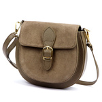 Stylowa Półokrągła damska listonoszka torebka przez ramię z kieszenią Luka