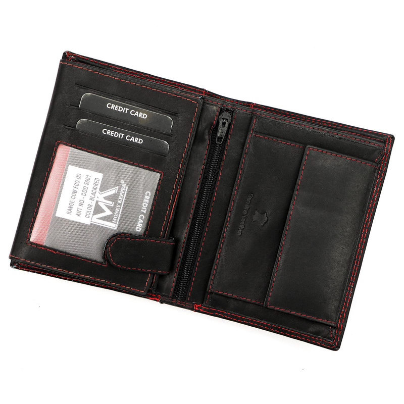 Skórzany męski portfel Money Kepper CDD 5601 BIRD