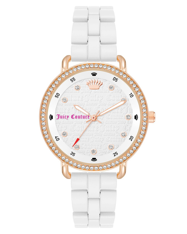 Zegarek JUICY COUTURE JC1310RGWT. Kwarcowy, Kolor biały. Kobieta.