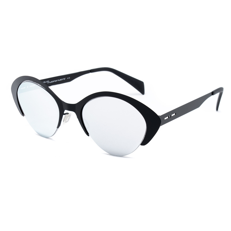 Okulary ITALIA INDEPENDENT 0505-009-000. Okulary przeciwsłoneczne, Kolor czarny. Kobieta.
