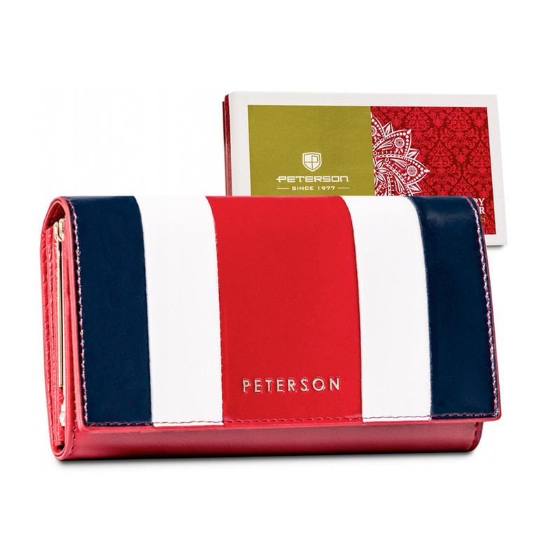 Skórzany damski portfel Peterson PTN PL-466