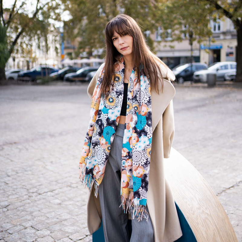 Szal Floral Abstract