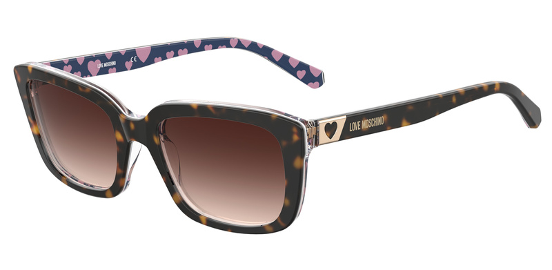 Damskie okulary przeciwsłoneczne Love Moschino MOL042S086F3H