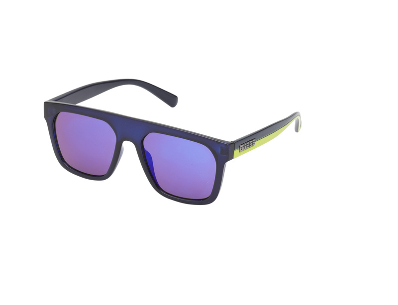 Okulary GUESS GO00068-5584C. Okulary przeciwsłoneczne, Kolor niebieski. Mężczyzna.