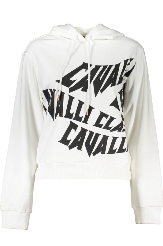 BLUZA CAVALLI CLASS BEZ ZAMKA DAMSKA BIAŁA