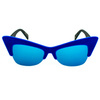 Okulary ITALIA INDEPENDENT 0908V-022-000. Okulary przeciwsłoneczne, Kolor niebieski. Kobieta.