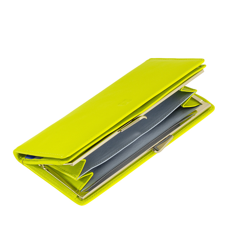 DuDu Podłużna damska portmonetka skóra naturalna podłużny duży portfel