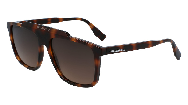 Okulary KARL LAGERFELD KL6107S581624. Okulary przeciwsłoneczne, Kolor brązowy. Mężczyzna.