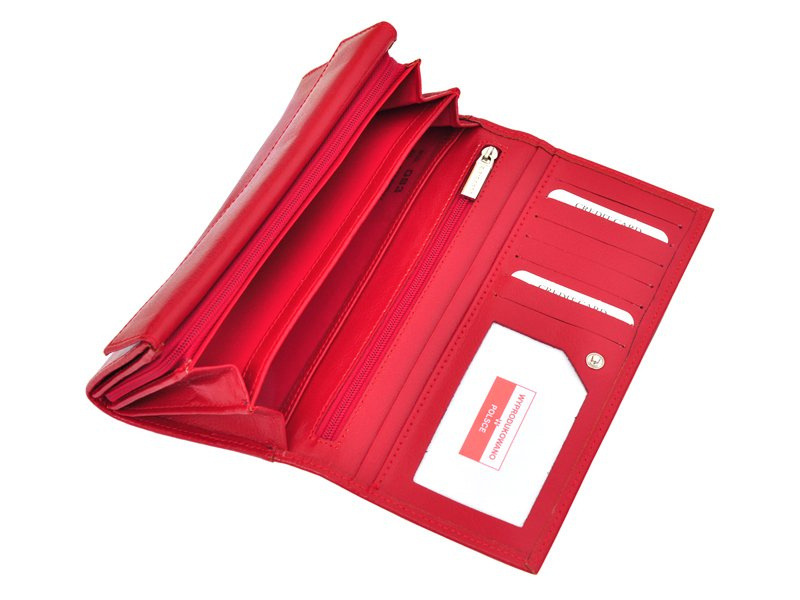 Z.Ricardo damska portmonetka skórzany portfel podłużny klasyczny duży