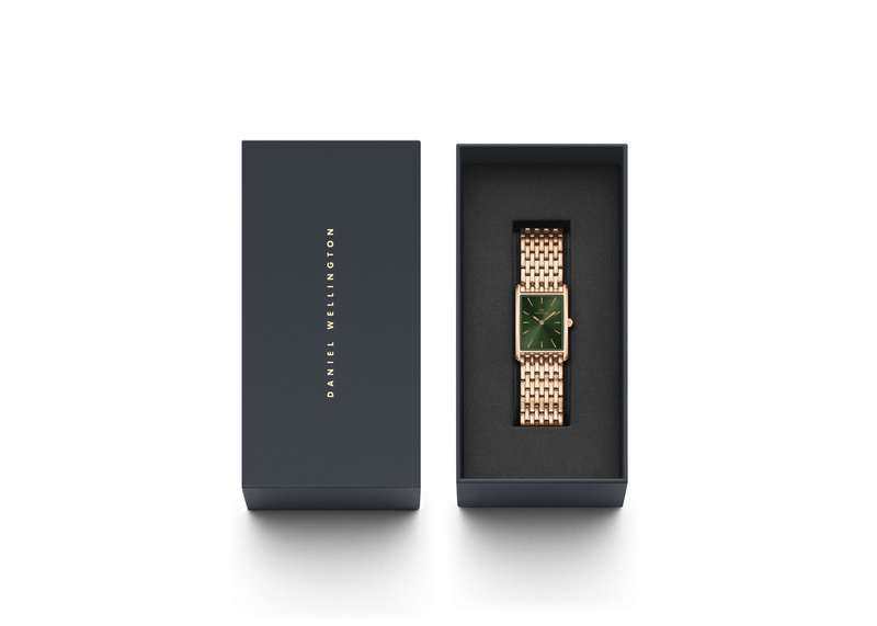 Zegarek DANIEL WELLINGTON DW00100704. Kwarcowy, Kolor zielony. Kobieta.