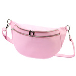 Praktyczna Skórzana damska saszetka nerka listonoszka przez ramię Luka