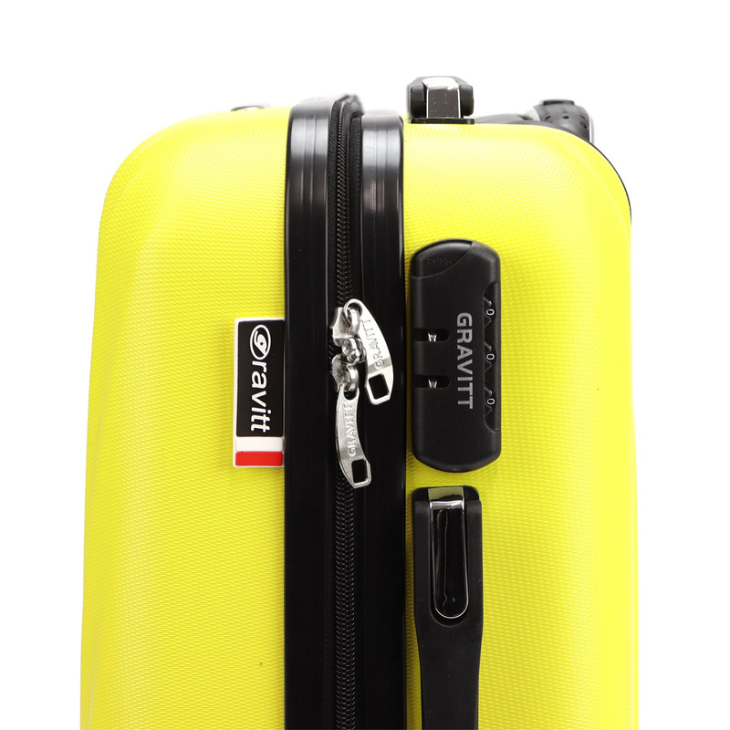 Gravitt Walizka Kabinowa Podróżna ABS Na Kółkach Zamek Szyfrowy