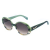 Okulary ZADIG&VOLTAIRE SZV338-5509N6. Okulary przeciwsłoneczne, Kolor zielony. Kobieta.