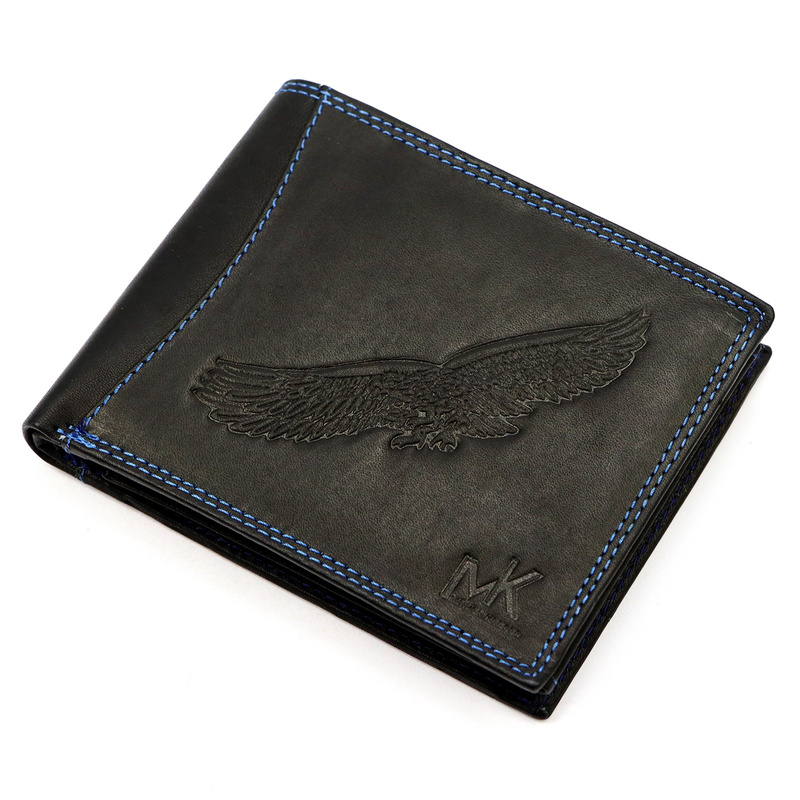 Skórzany męski portfel Money Kepper CDD 5600 BIRD