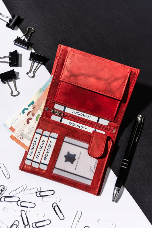 Skórzany męski portfel Wild N4-CHM-NL RFID