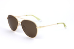 Okulary POLAROID PLD4142GSX01Q. Okulary przeciwsłoneczne, Kolor złoty. Unisex.
