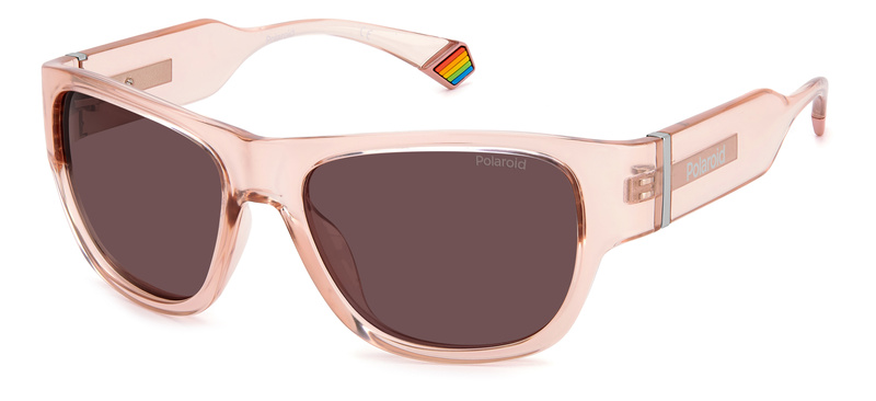Okulary POLAROID PLD6197S35JF5. Okulary przeciwsłoneczne, Kolor różowy. Unisex.
