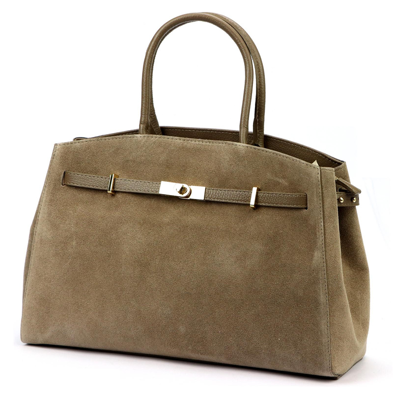 Skórzana stylowa listonoszka kuferek na ramię Luka