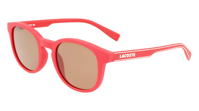 Okulary LACOSTE L3644S-615. Okulary przeciwsłoneczne, Kolor czerwony. Dziecko.