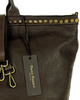 Duża torebka skórzana oversize style shopper bag - MARCO MAZZINI ciemny brąz caffe