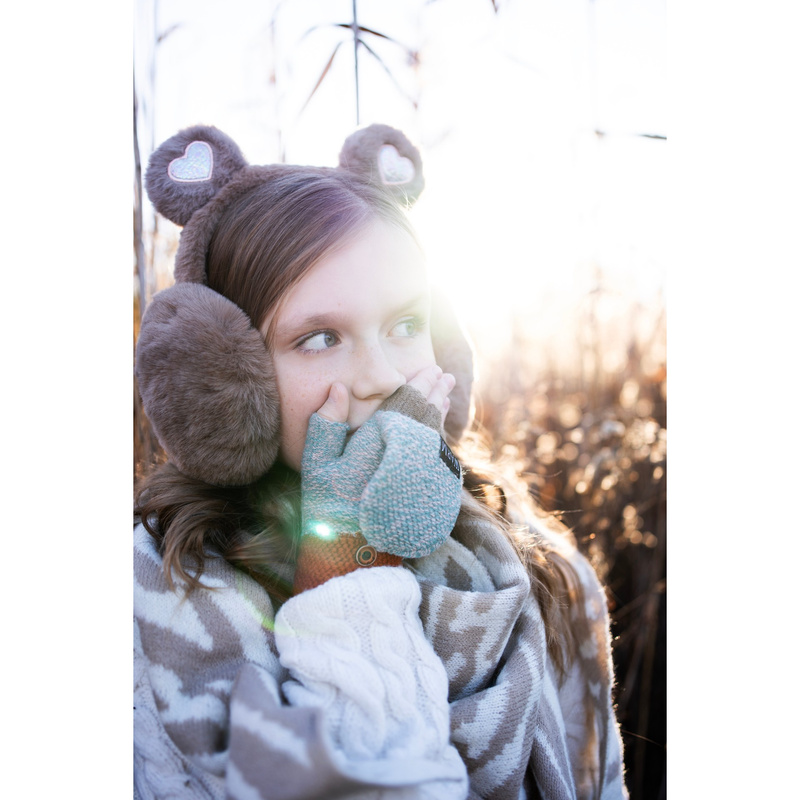 Nauszniki Glitter Teddy